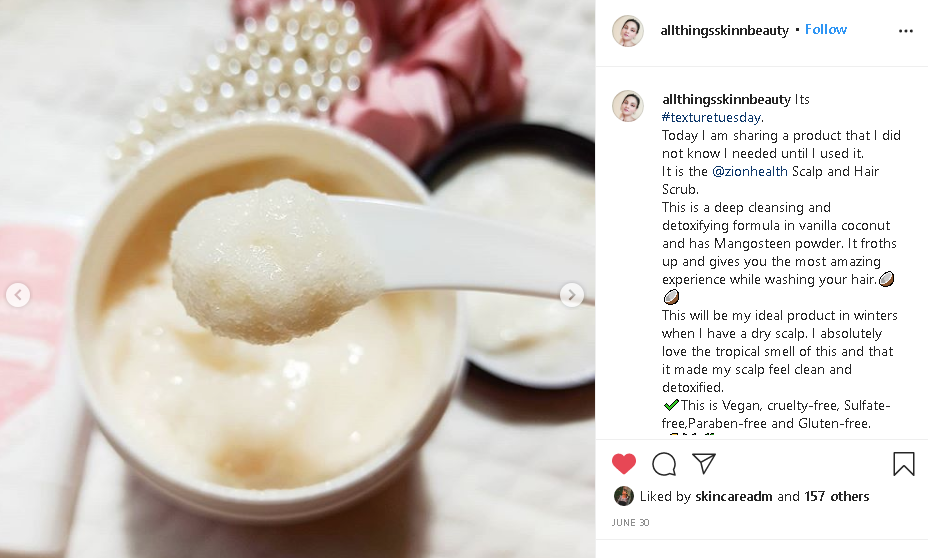 Scalp & Hair Scrub Vanilla Coconut