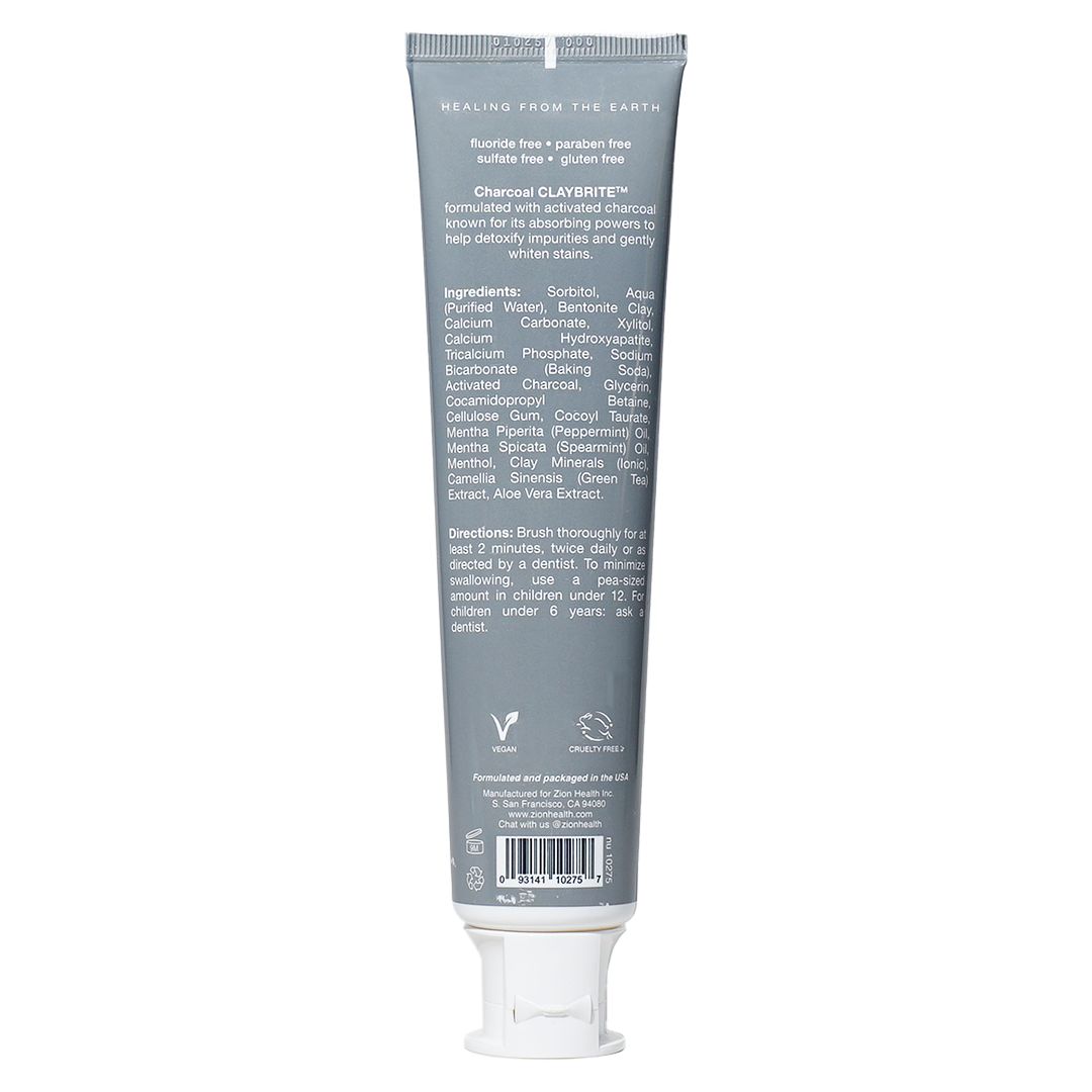 CLAYBRITE™ Toothpaste Activated Charcoal