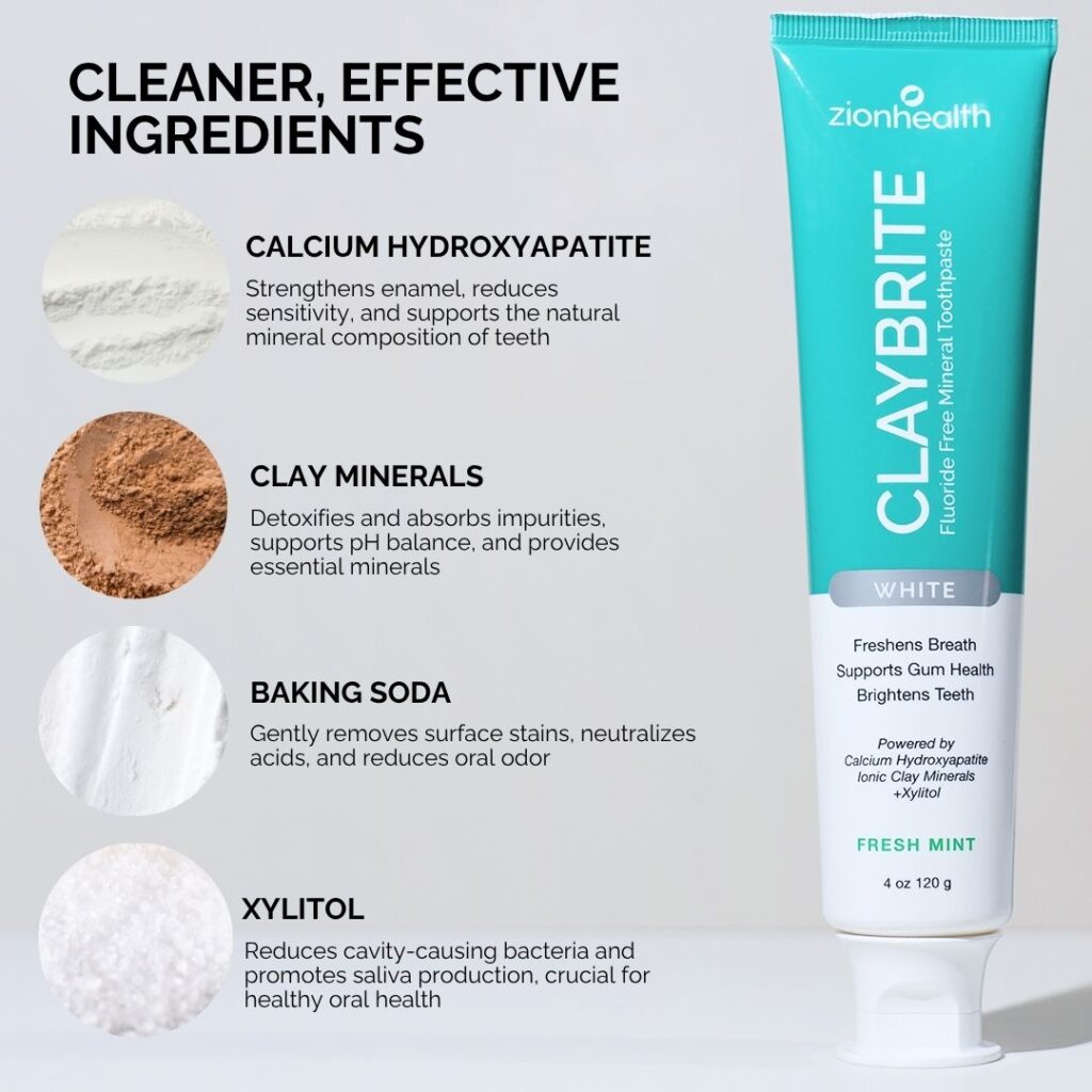 CLAYBRITE™ Toothpaste White