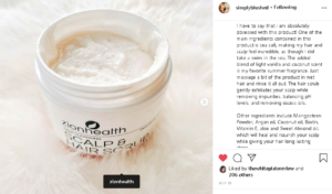 Scalp & Hair Scrub Vanilla Coconut