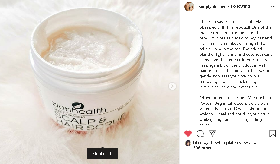 Scalp & Hair Scrub Vanilla Coconut