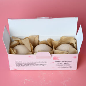 Hydrating Bath Bombs with Rose & Bergamot Oil