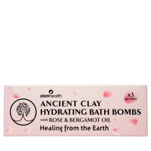 Hydrating Bath Bombs with Rose & Bergamot Oil