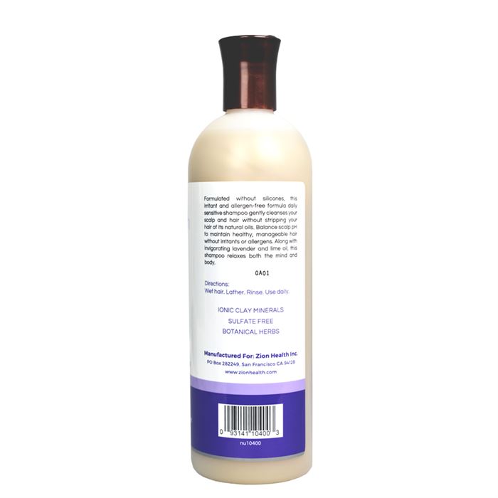 Daily Sensitive Lavender Lime Shampoo