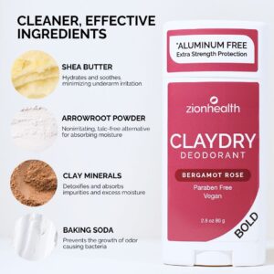 BOLD CLAYDRY™ Deodorant Bergamot Rose