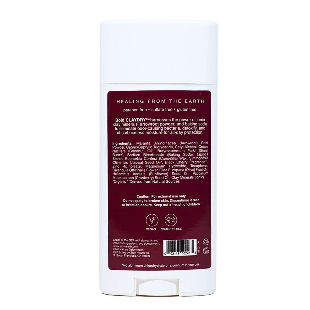 BOLD CLAYDRY™ Deodorant Black Cherry