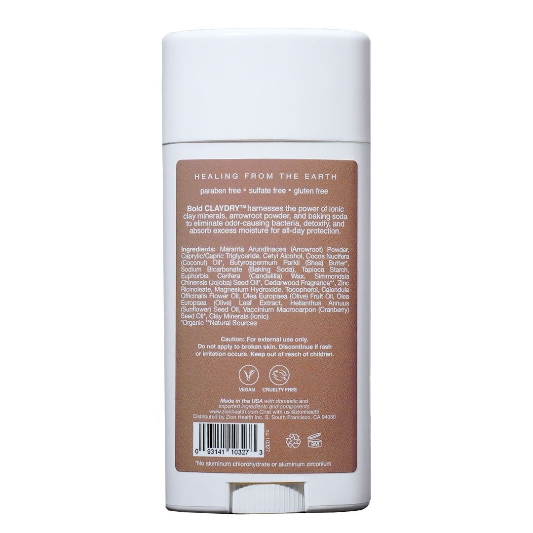 BOLD CLAYDRY™ Deodorant Cedarwood