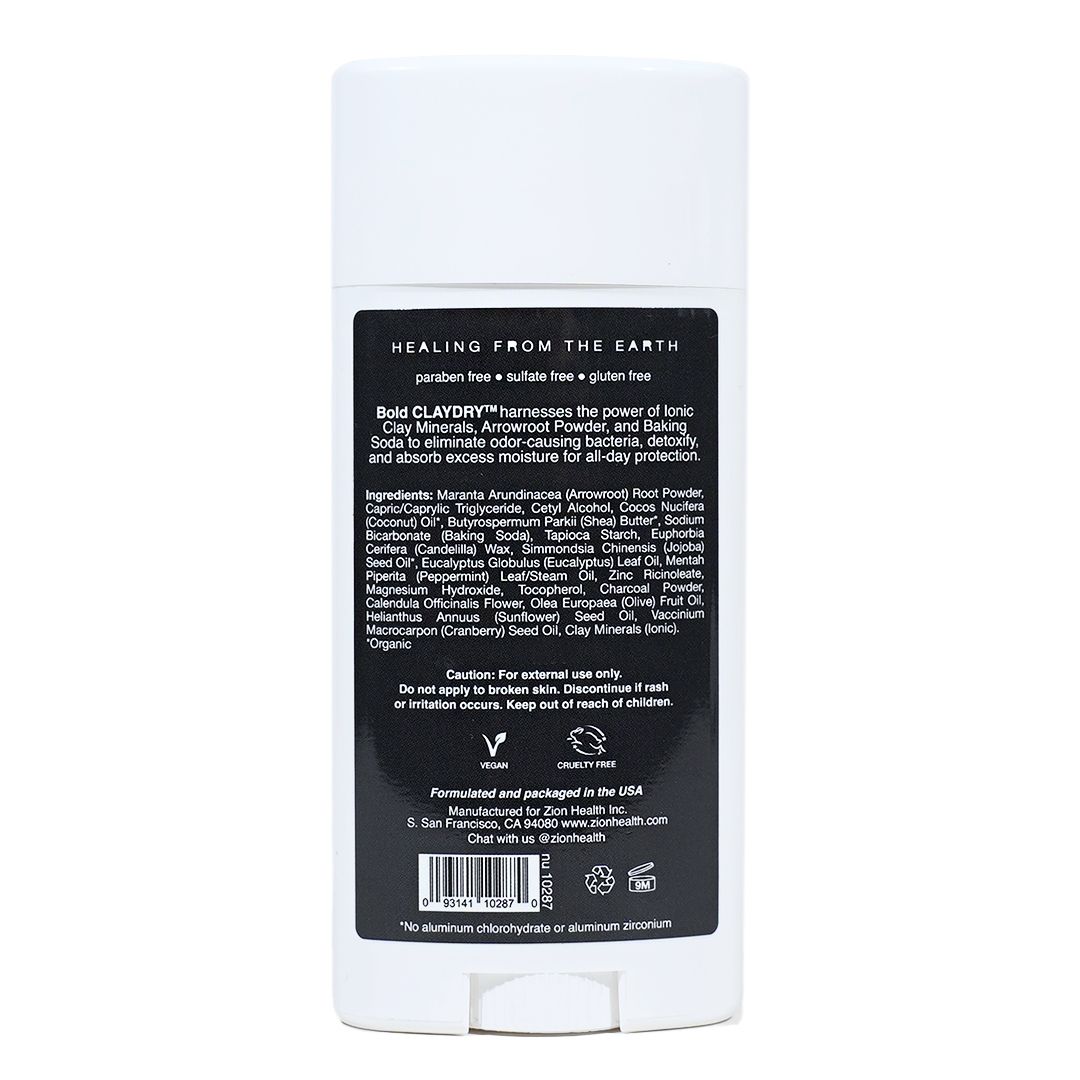 BOLD CLAYDRY™ Deodorant Charcoal Mint