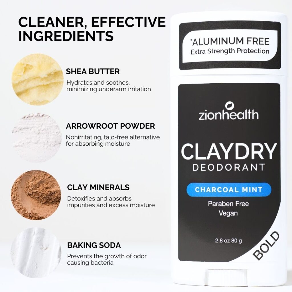 BOLD CLAYDRY™ Deodorant Charcoal Mint
