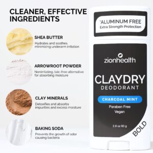 BOLD CLAYDRY™ Deodorant Charcoal Mint