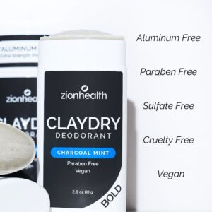 BOLD CLAYDRY™ Deodorant Charcoal Mint
