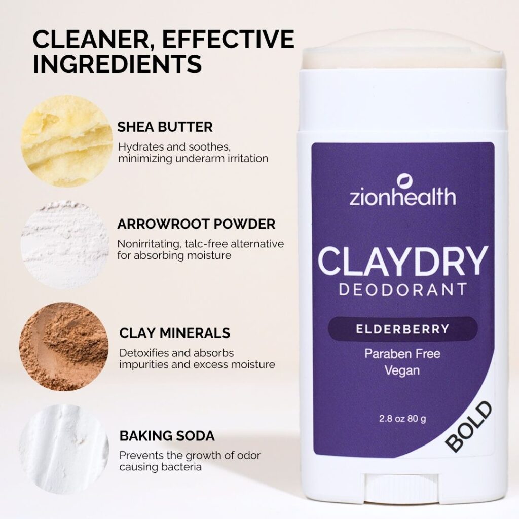 BOLD CLAYDRY™ Deodorant Elderberry