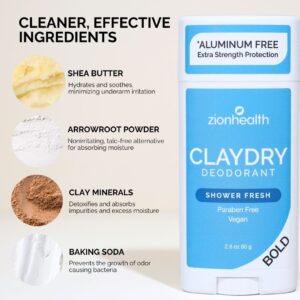 BOLD CLAYDRY™ Deodorant Shower Fresh