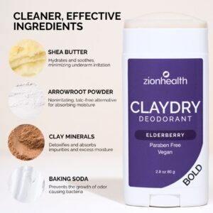 BOLD CLAYDRY™ Deodorant Elderberry