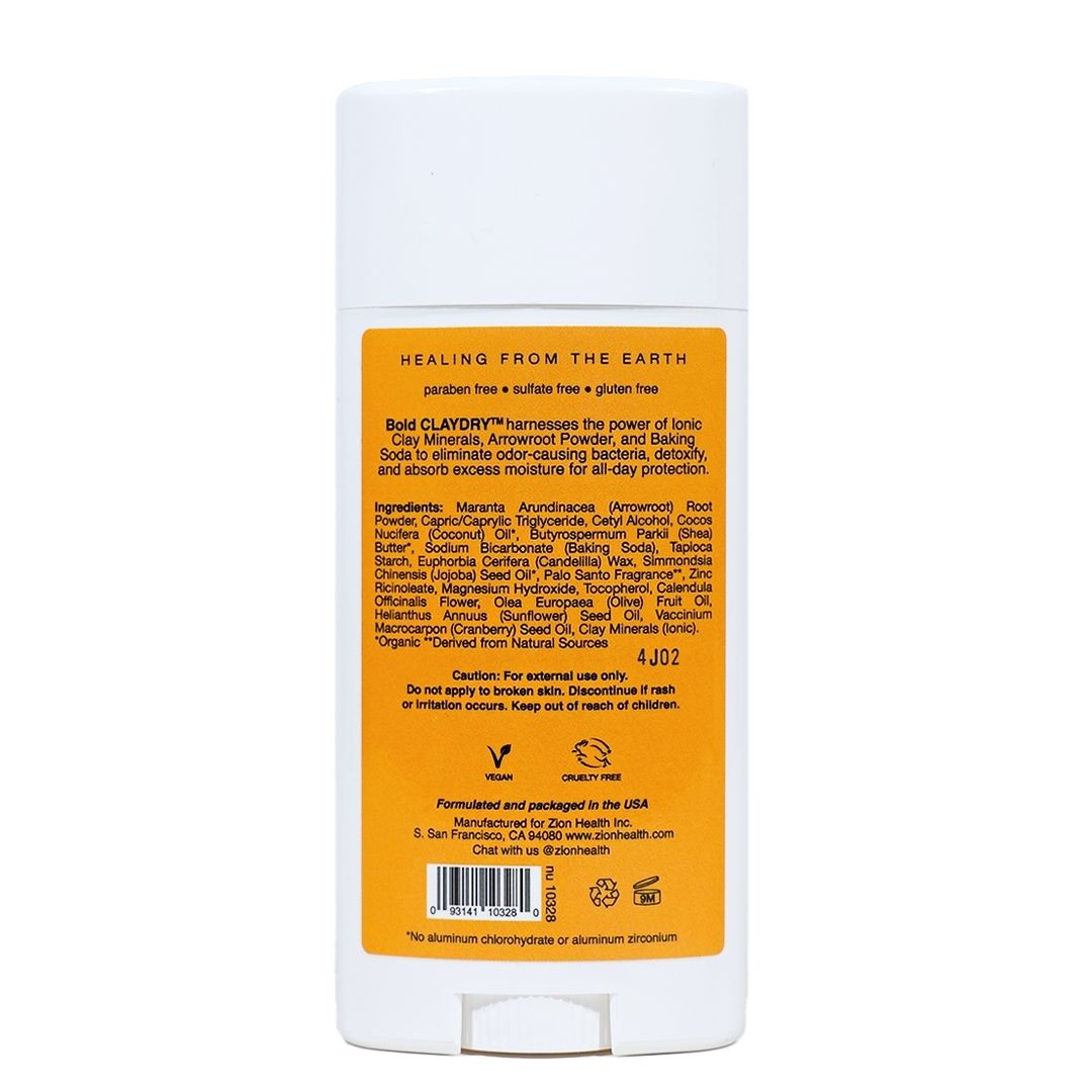 BOLD CLAYDRY™ Deodorant Palo Santo