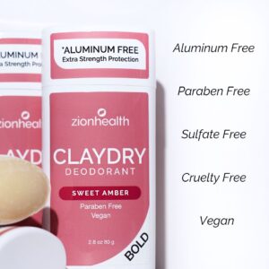 BOLD CLAYDRY™ Deodorant Sweet Amber