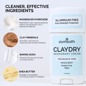 WHOLE BODY CLAYDRY™ Deodorant Fragrance Free