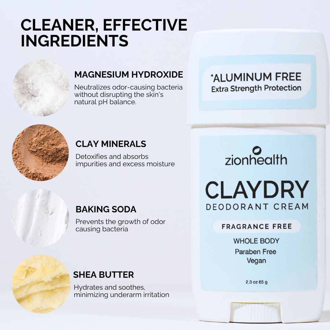 WHOLE BODY CLAYDRY™ Deodorant Fragrance Free