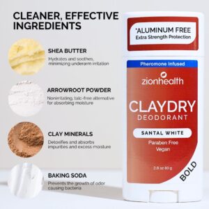 BOLD CLAYDRY™ Deodorant Santal White