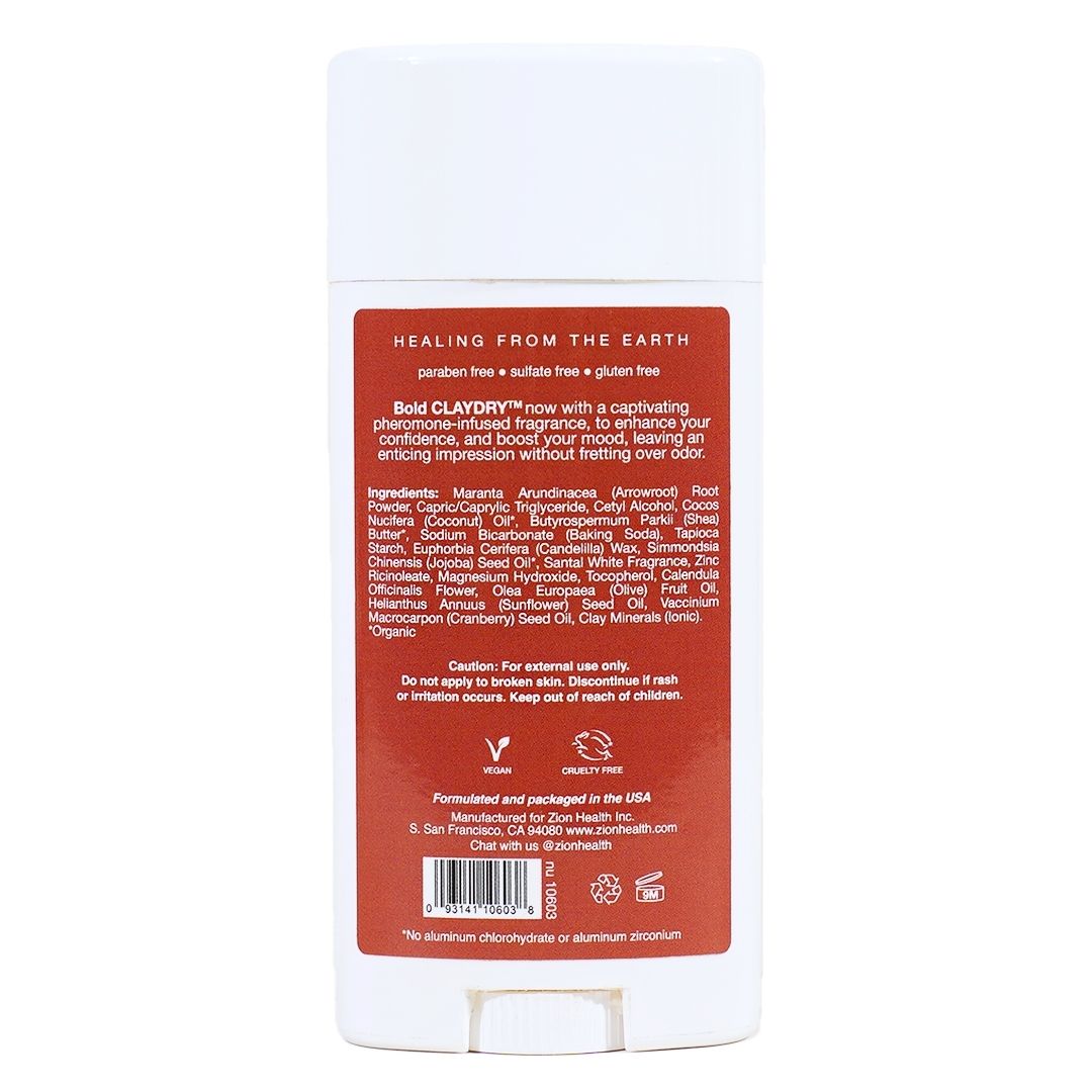 BOLD CLAYDRY™ Deodorant Santal White