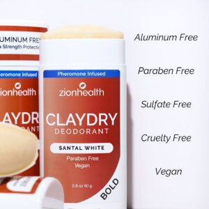 BOLD CLAYDRY™ Deodorant Santal White